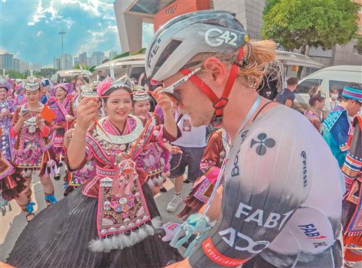 得四场胜利, 地亚自行车, 在环斯洛伐